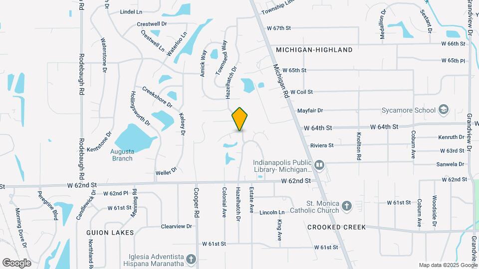 6342 Hazelhatch Dr Map and Location Details