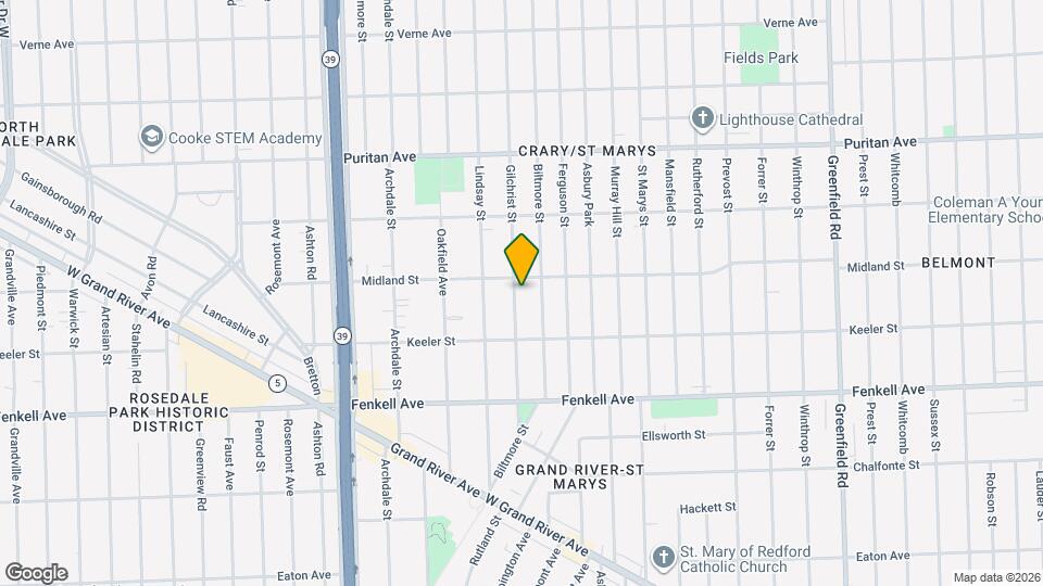 15496 Gilchrist St Map and Location Details