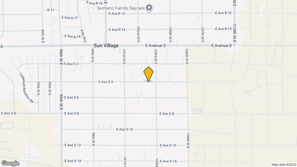 10232 E Avenue S4 Mapa y Detalles de la Ubicación