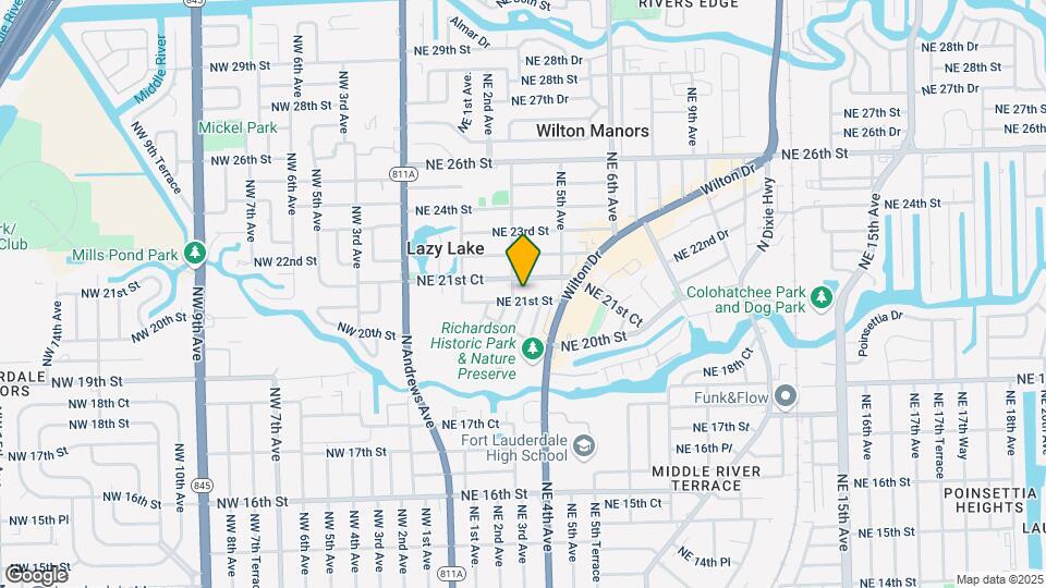 317 NE 21st St Map and Location Details