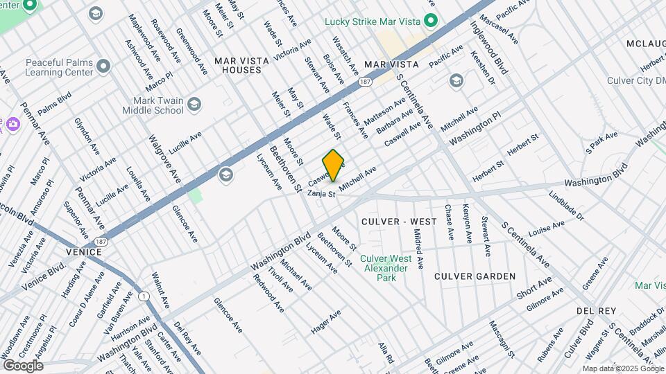 Porter Mar Vista - Co-Living Map and Location Details