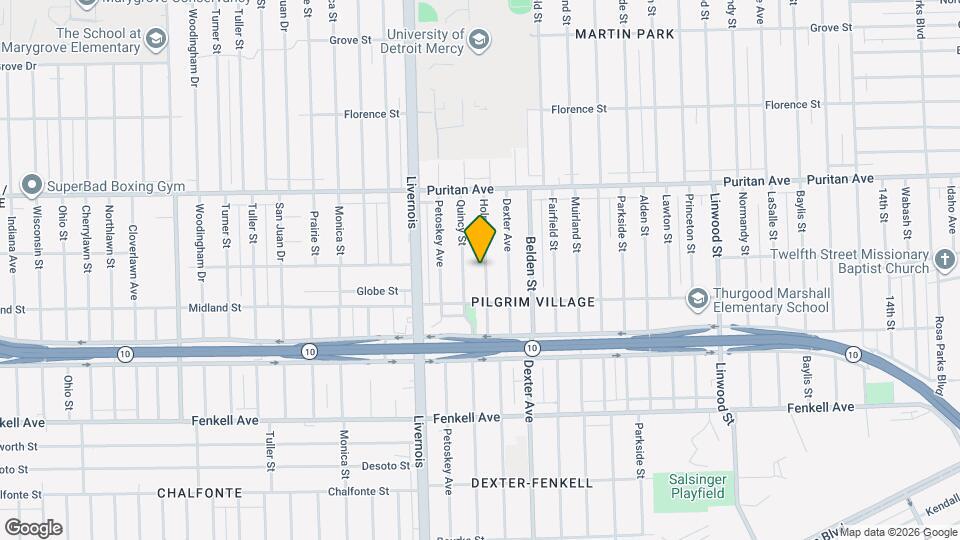 15767 Holmur St Map and Location Details