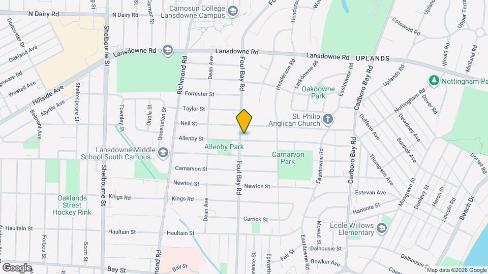 2851 Foul Bay Rd Map and Location Details