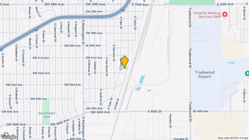 4126 S Polk St Map and Location Details