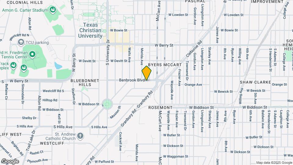 2609 Benbrook Blvd Map and Location Details