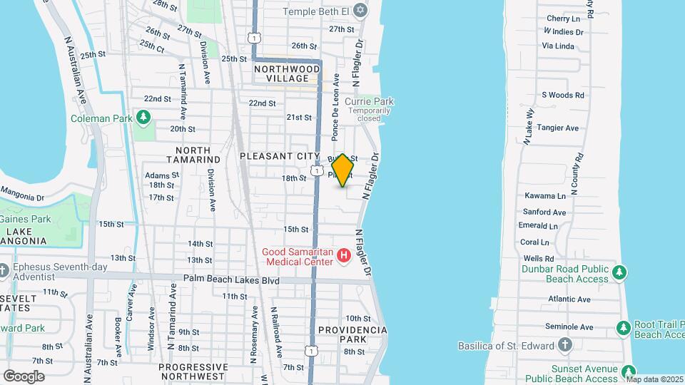 1803 N Flagler Dr Map and Location Details