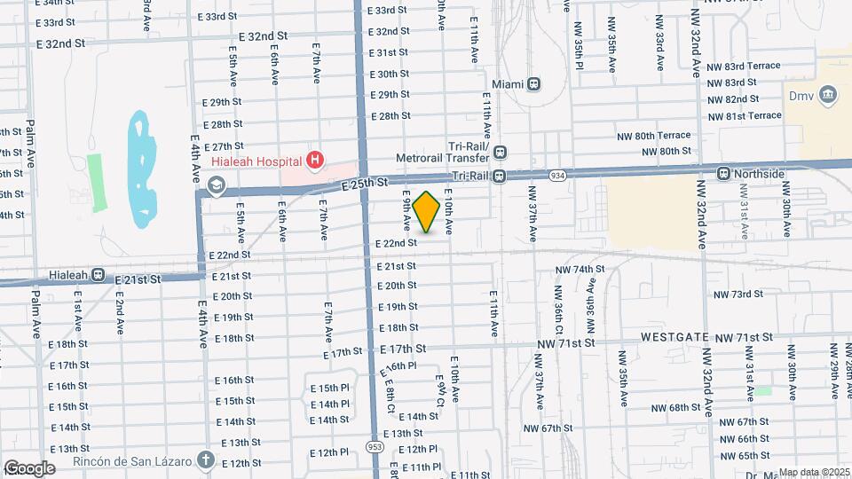 941 E 22nd St, Unit B21 Map and Location Details