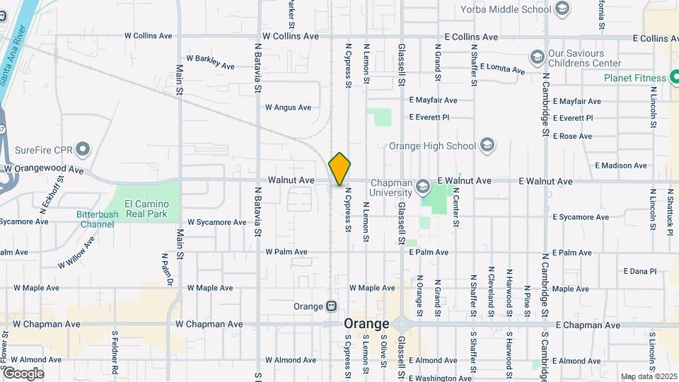 468 N Cypress St Map and Location Details