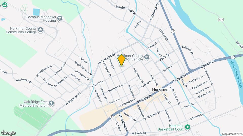 414 N Bellinger St Map and Location Details