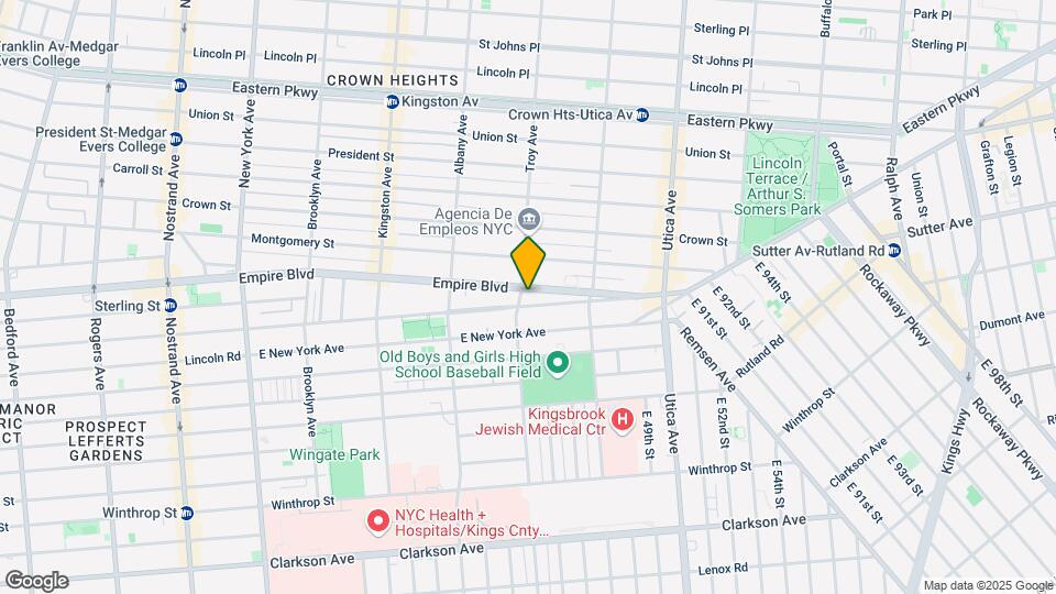 762 Empire Blvd Map and Location Details
