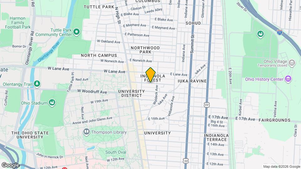 99 E Frambes Ave Mapa y Detalles de la Ubicación