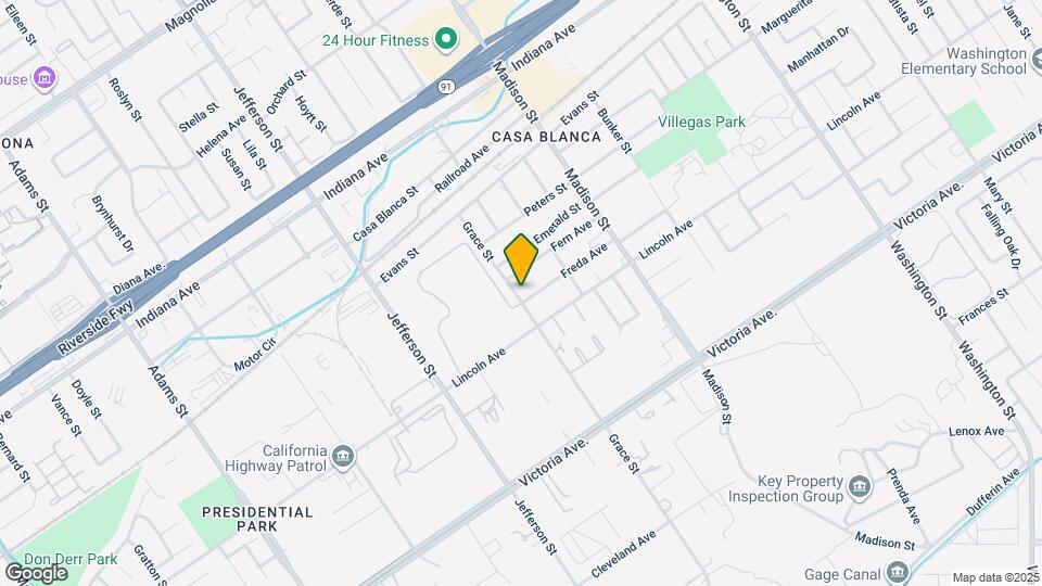 7695 Freda Ave Map and Location Details