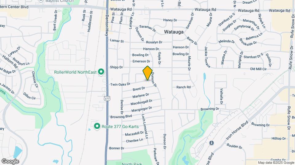 5720 Twin Oaks Dr Map and Location Details