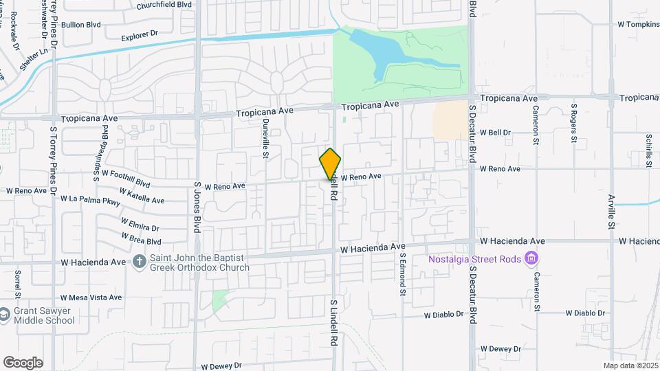 5141 S Lindell Rd Map and Location Details
