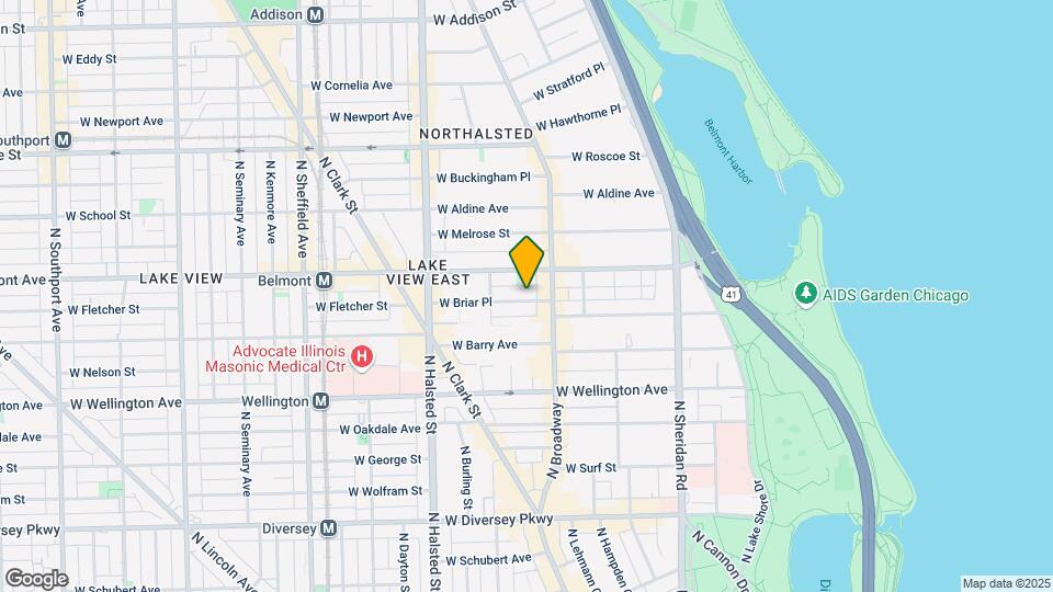 620 W Briar Pl, Unit 1 Map and Location Details