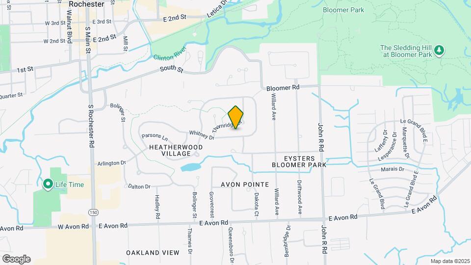 619 Whitney Dr Map and Location Details