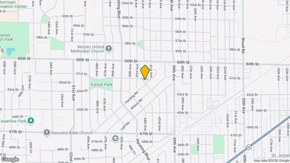 4114 Harding Rd Map and Location Details