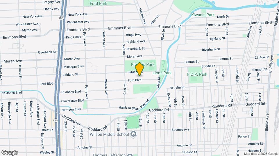 620 Ford Blvd Map and Location Details