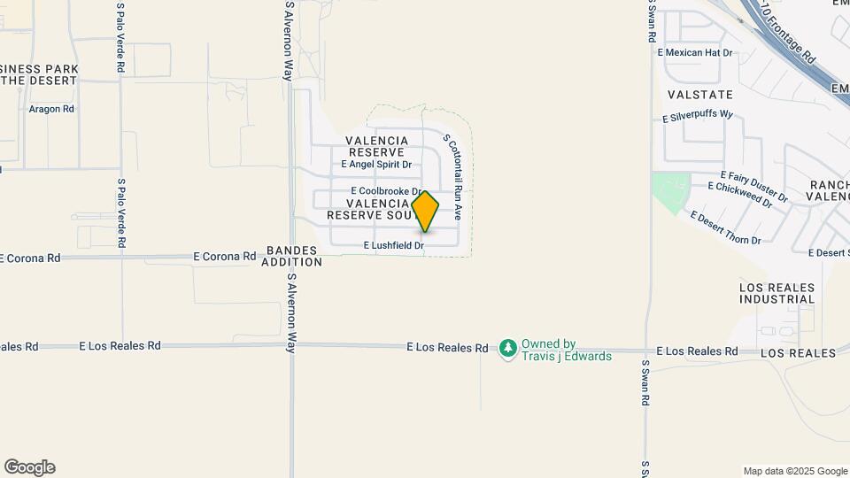 4193 E Lushfield Dr Map and Location Details