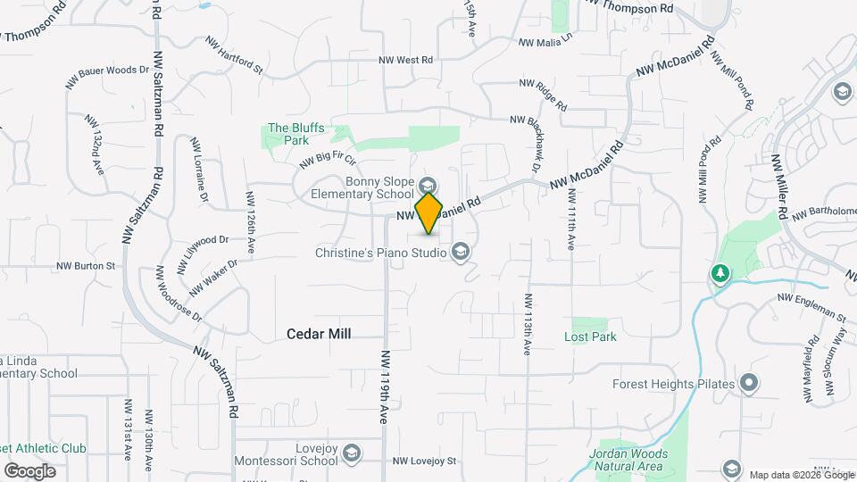11714 NW Werburgh Ln Map and Location Details