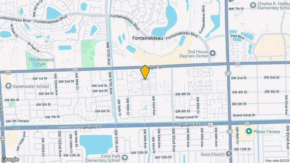 9390 W Flagler St Map and Location Details