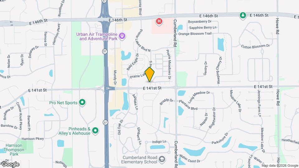 9603 Prairie Smoke Dr Map and Location Details