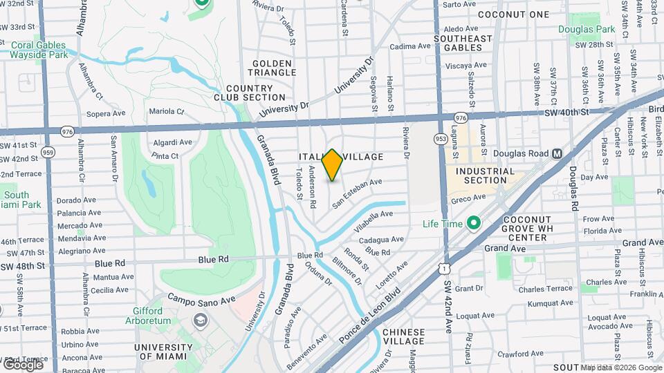 4409 Monserrate St Map and Location Details