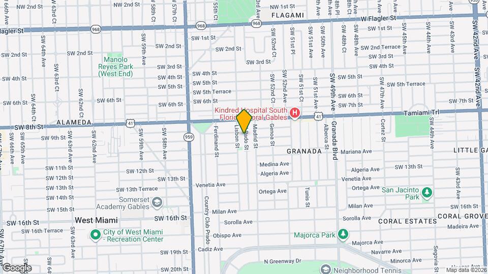 900 El Rado St, Unit Treehouse Map and Location Details