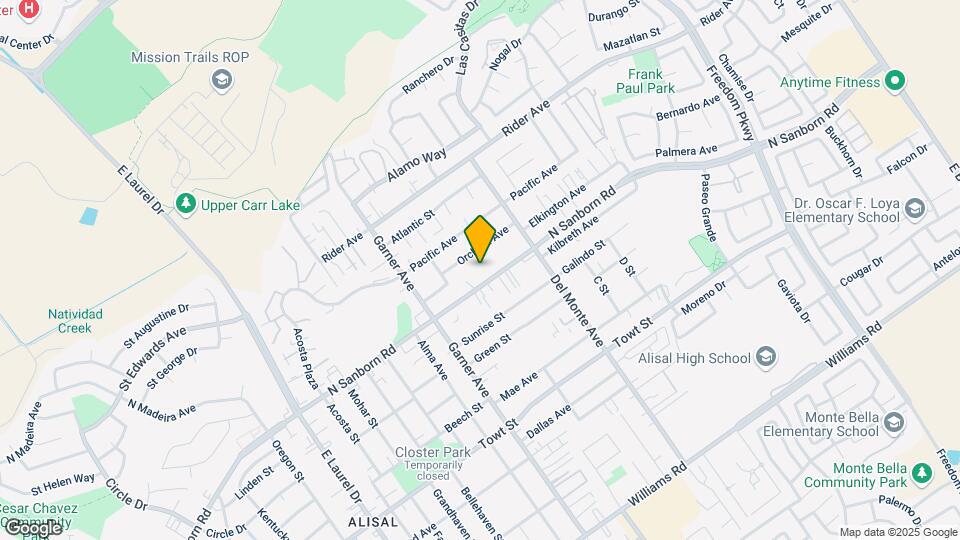 1103 N Sanborn Rd Map and Location Details