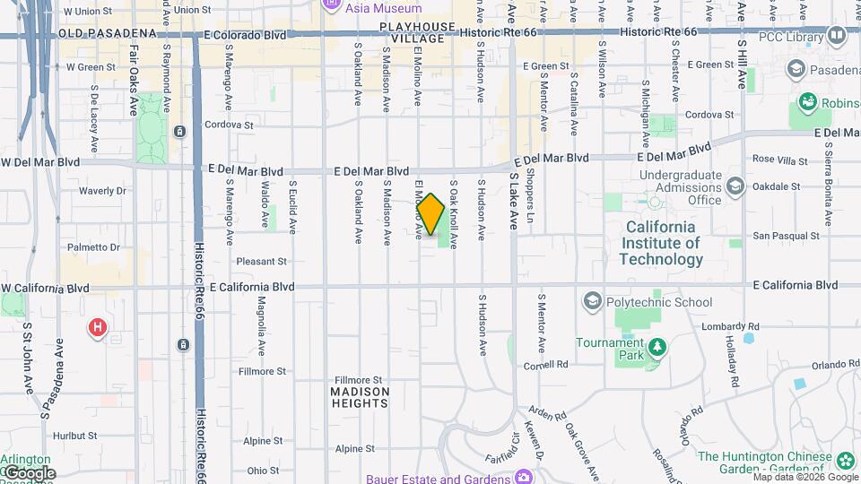 472 S El Molino Ave, Unit #10 Map and Location Details