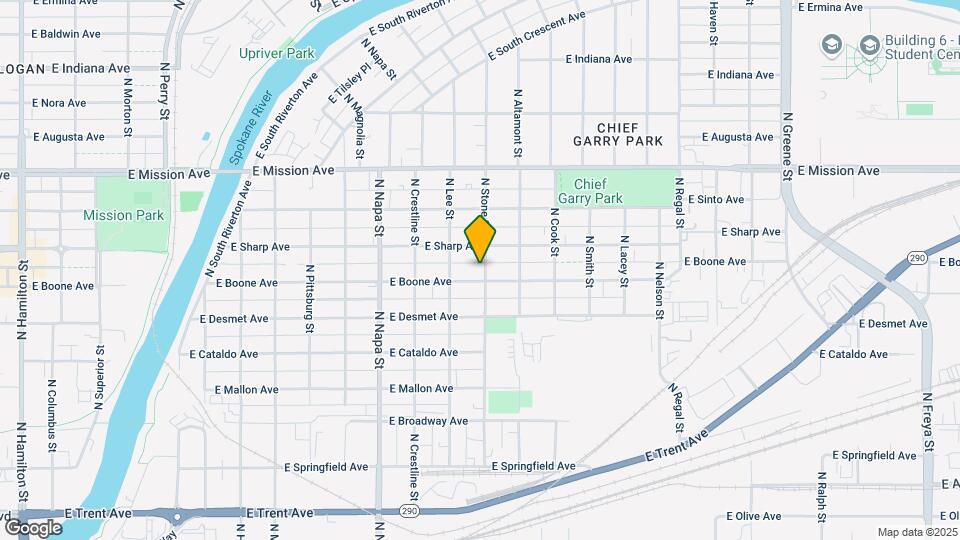 2229 E Boone Ave Map and Location Details