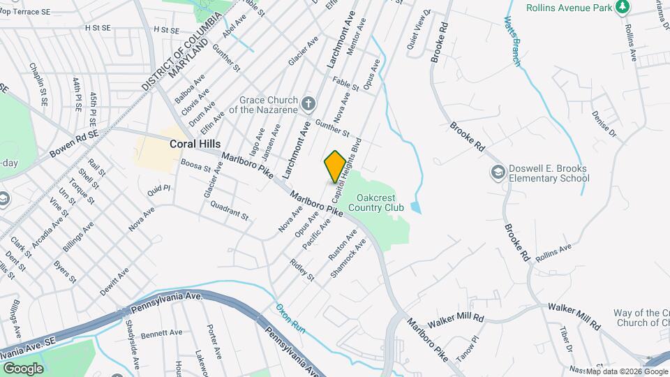 1303 Capitol Heights Blvd Map and Location Details