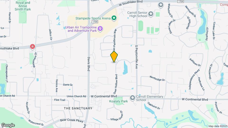 820 Deer Hollow Blvd Map and Location Details