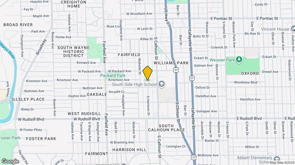3414 S Harrison St Mapa y Detalles de la Ubicación