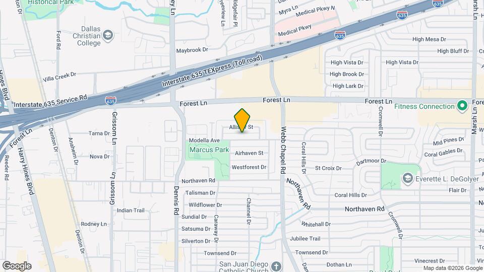 3031 Modella Ave Map and Location Details