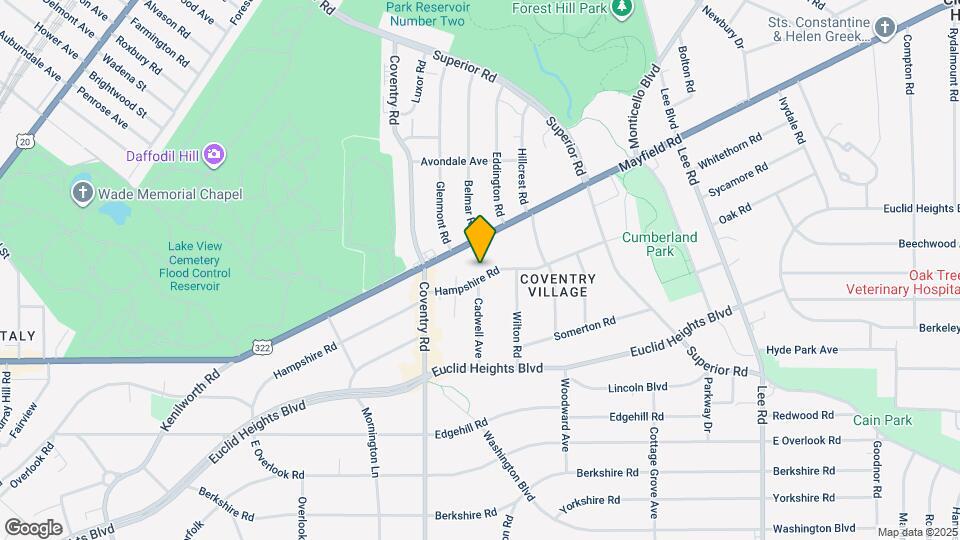 2869 Hampshire Rd Map and Location Details