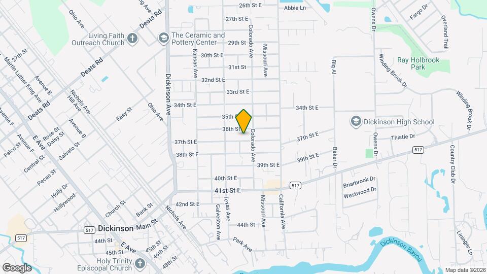 4705 37th St E Map and Location Details