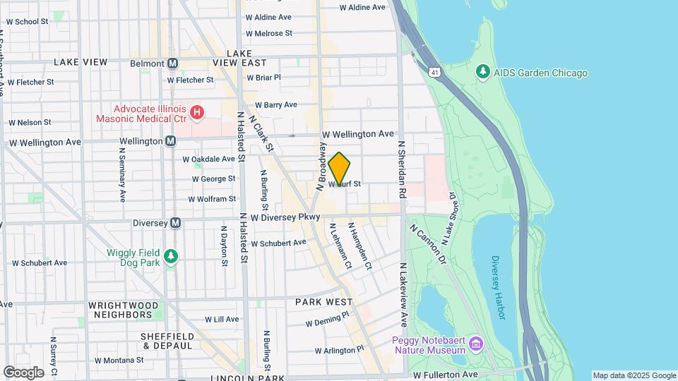 551 W Surf St, Unit #3W Mapa y Detalles de la Ubicación