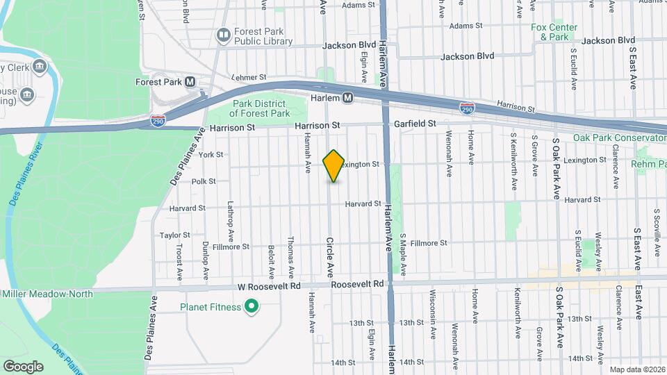 926 Circle Ave, Unit 2 Map and Location Details