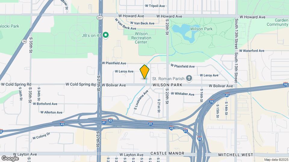 2222 W Bolivar Ave Map and Location Details