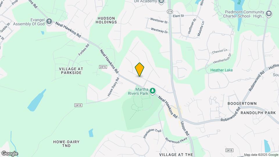 1423 Rivermont Dr Map and Location Details