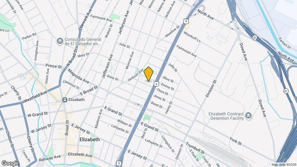 1015 Flora St Map and Location Details