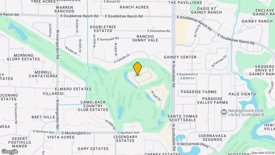 8501 N Golf Dr Map and Location Details