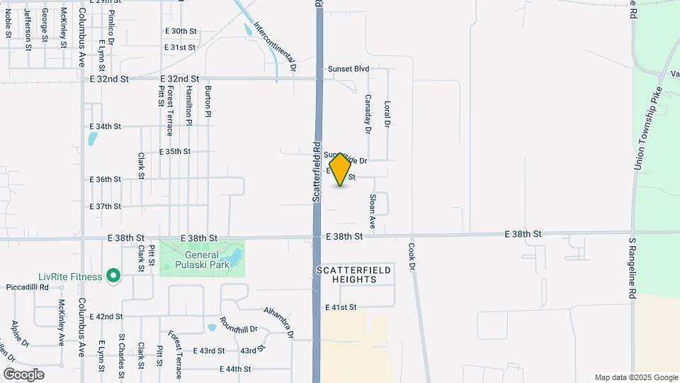 3614 S Scatterfield Rd Mapa y Detalles de la Ubicación