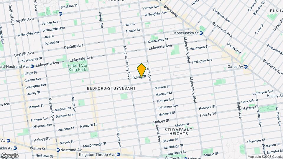 578 Quincy St Mapa y Detalles de la Ubicación