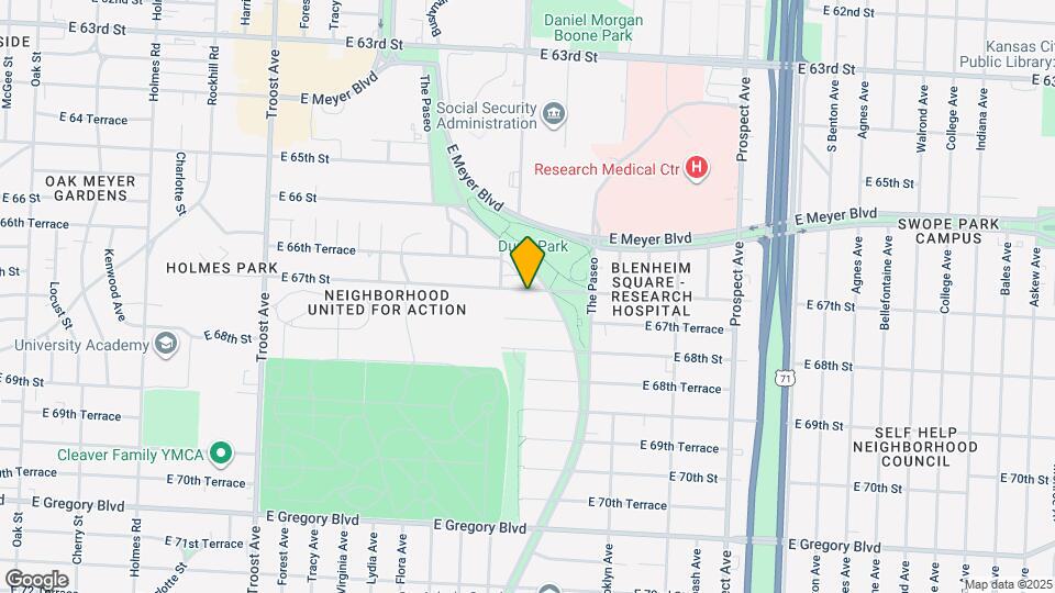 1825 E 67th St Map and Location Details