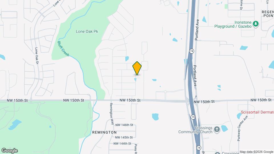 15316 Hill Branch Rd Map and Location Details