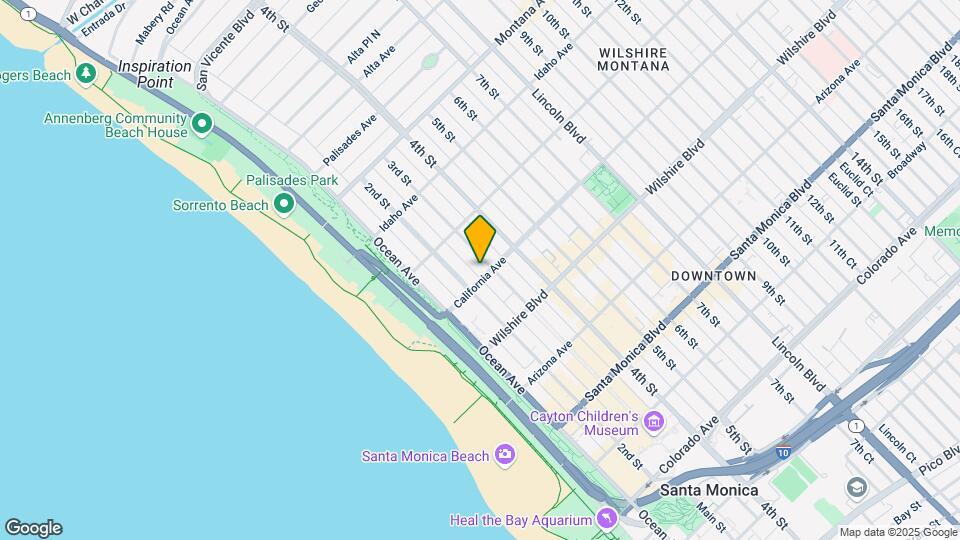 223 California Ave Mapa y Detalles de la Ubicación