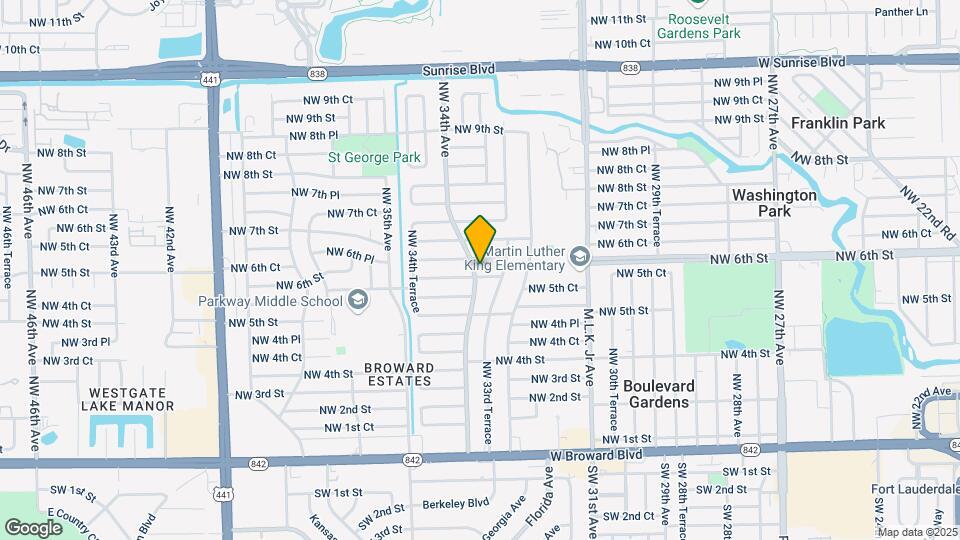 3361 NW 5th Pl Map and Location Details
