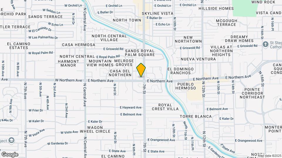 629 E Manzanita Dr Map and Location Details